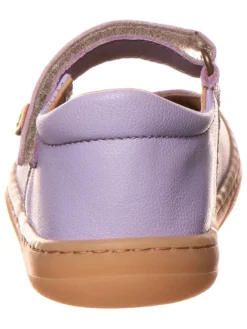 Leder-Barfußschuhe in Lila><noscript><img width=