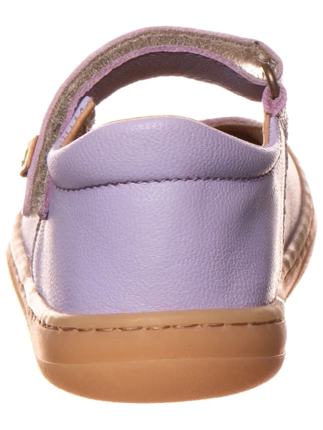 Leder-Barfußschuhe in Lila>El Naturalista