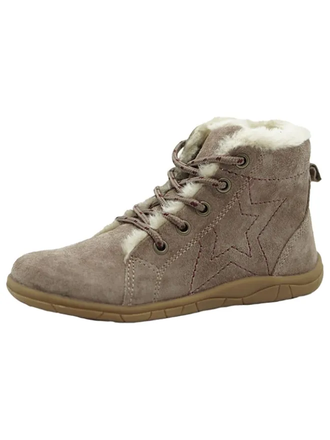 lamino Sneakers·Sneakers High^Leder-Barfußschuhe in Mauve