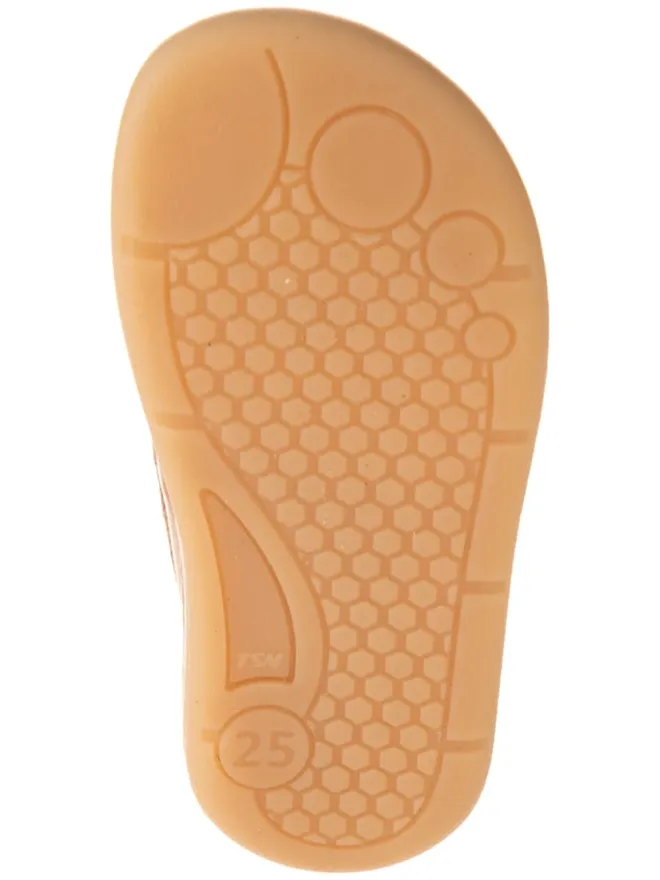 kmins Sandalen·Halbsandalen^Leder-Barfußschuhe in Orange