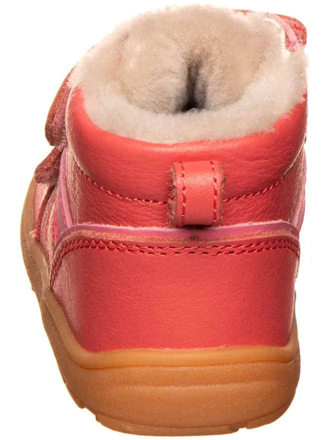 Leder-Barfußschuhe in Pink>bisgaard Hot