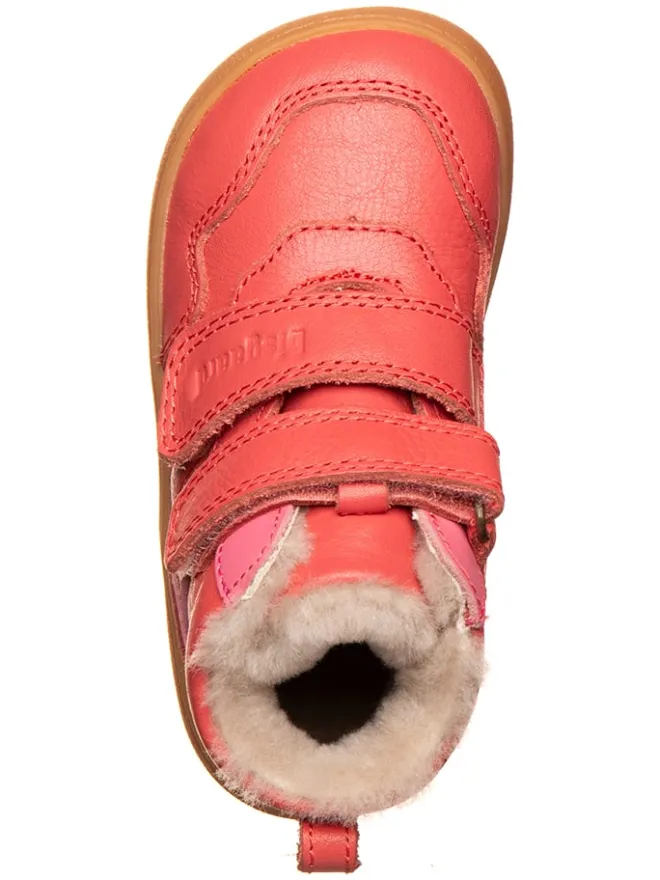 Leder-Barfußschuhe in Pink>bisgaard Hot