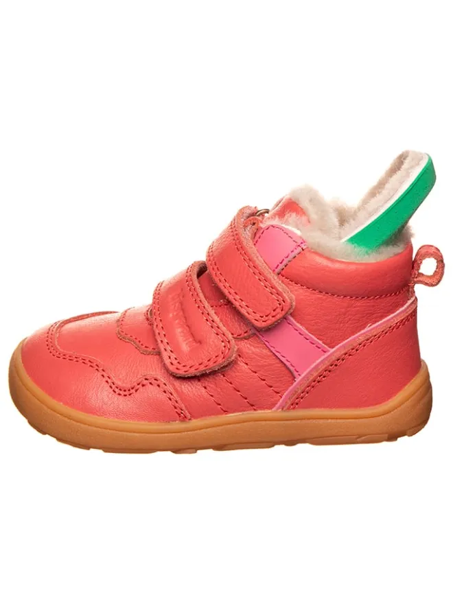 Leder-Barfußschuhe in Pink>bisgaard Hot