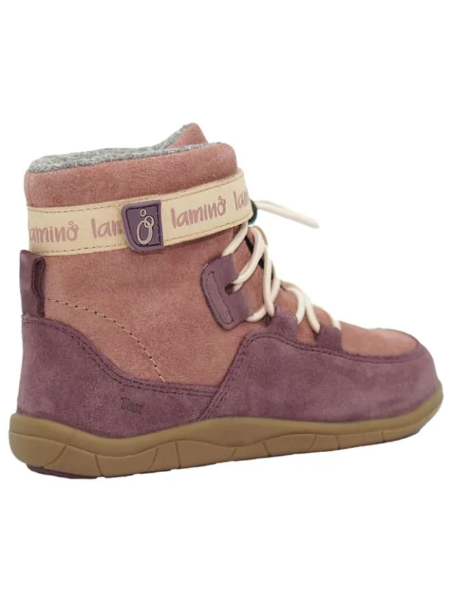 lamino Stiefel & Boots·Boots^Leder-Barfußschuhe in Rosa