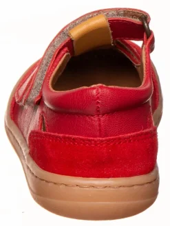 Leder-Barfußschuhe in Rot><noscript><img width=