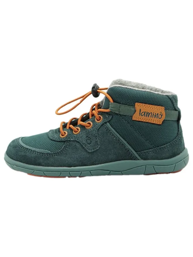 Leder-Barfußschuhe in Türkis>lamino Clearance