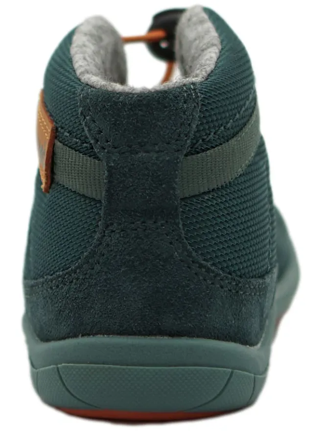 Leder-Barfußschuhe in Türkis>lamino Clearance