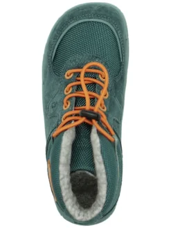 Leder-Barfußschuhe in Türkis><noscript><img width=
