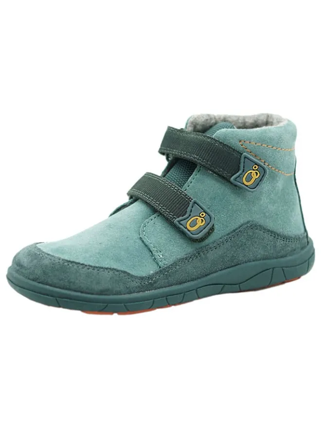 Leder-Barfußschuhe in Türkis>lamino Outlet