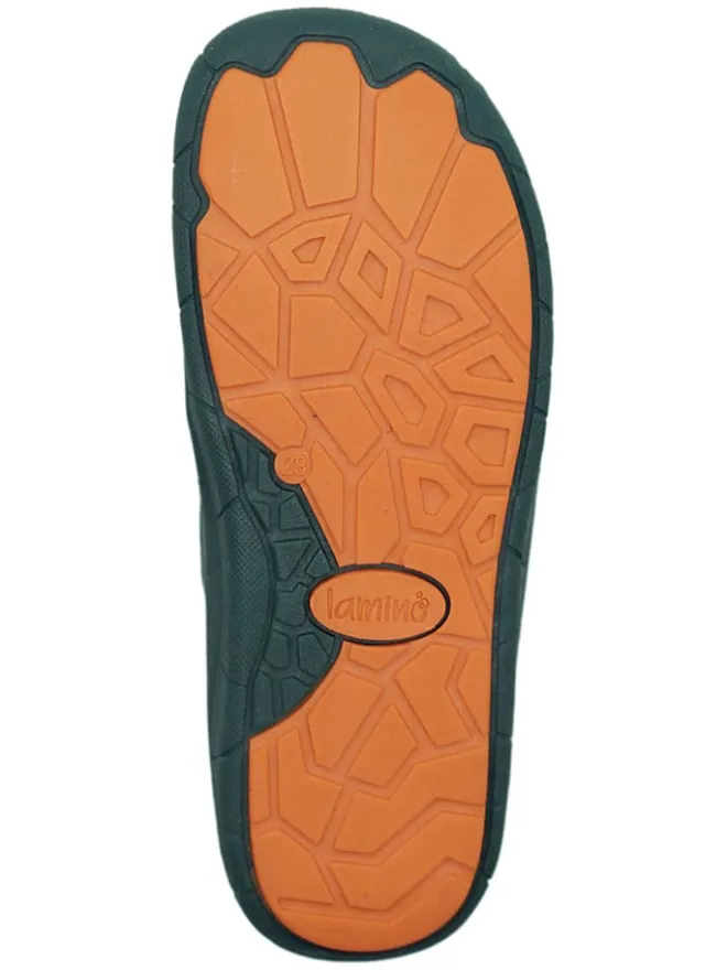 Leder-Barfußschuhe in Türkis>lamino Outlet