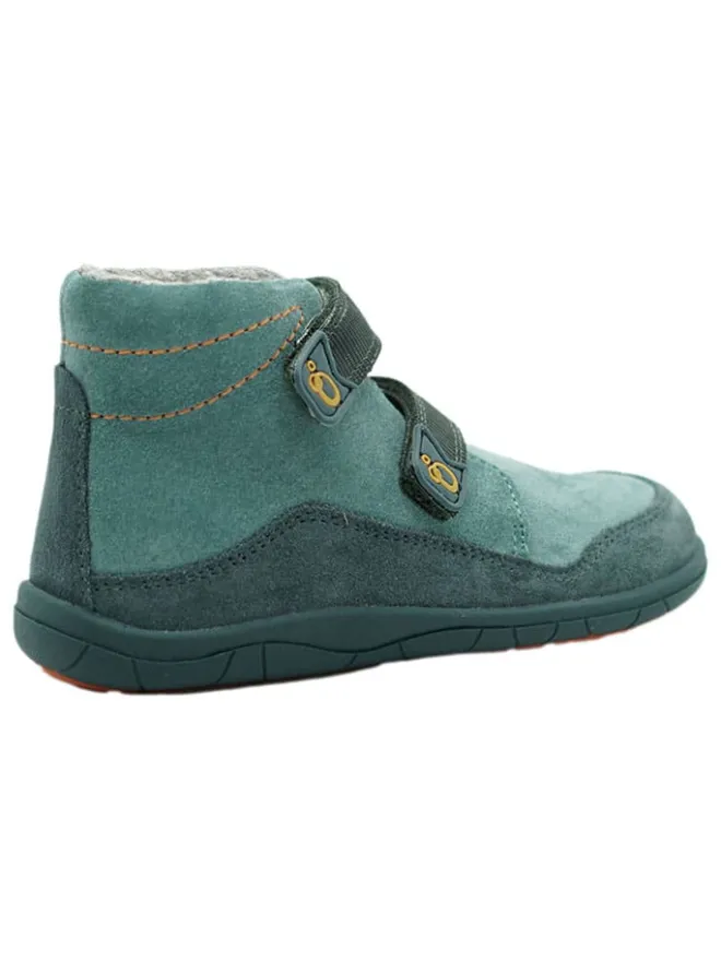 Leder-Barfußschuhe in Türkis>lamino Outlet