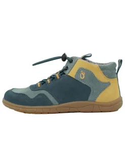 Leder-Barfußschuhe in Türkis>lamino Clearance