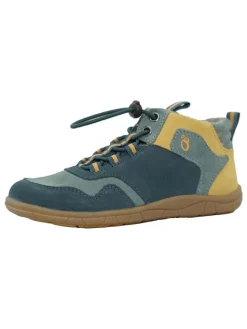 Leder-Barfußschuhe in Türkis>lamino Clearance
