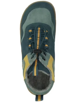 Leder-Barfußschuhe in Türkis><noscript><img width=