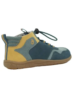 Leder-Barfußschuhe in Türkis><noscript><img width=