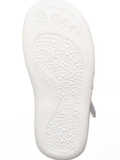 Leder-Barfußschuhe in Weiß/ Bunt><noscript><img width=