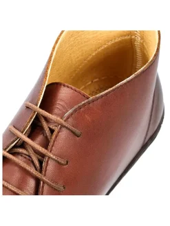 Groundies Schnürschuhe^Leder-Barfußschuhe 