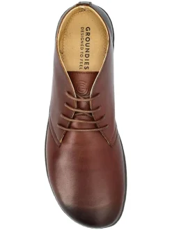Groundies Schnürschuhe^Leder-Barfußschuhe 