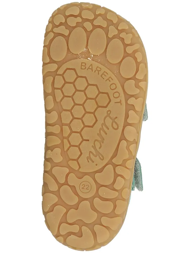 Leder-Barfußschuhe "Nando" in Türkis>Lurchi Hot