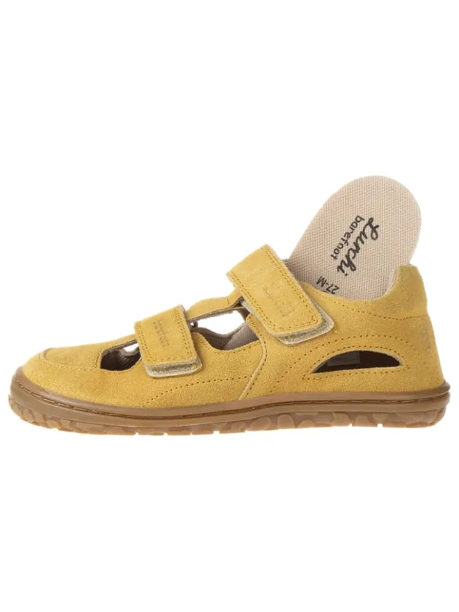 Leder-Barfußschuhe "Nando-S" in Senf>Lurchi Online
