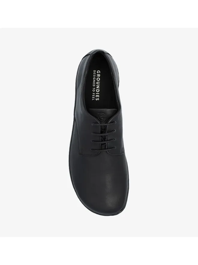 Leder-Barfußschuhe "Palermo" in Schwarz>Groundies Online