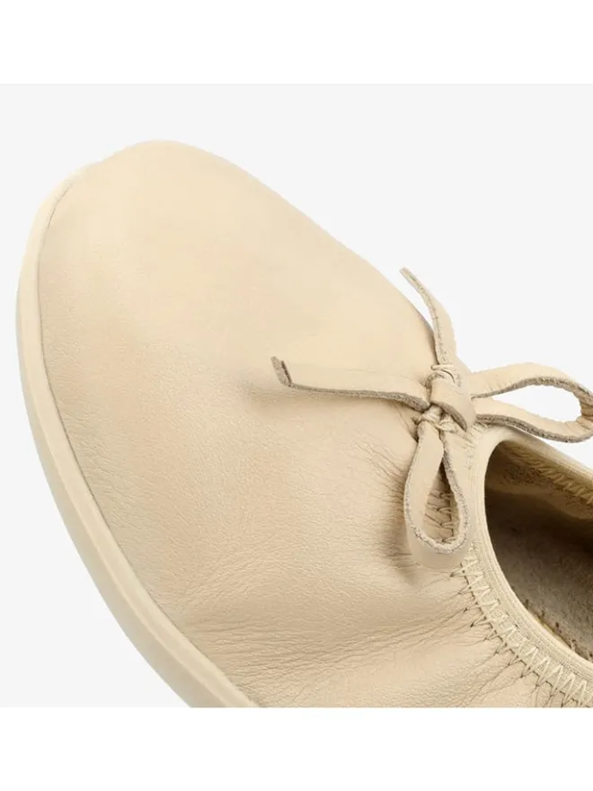 Leder-Barfußschuhe "Ruby 2.0" in Beige>Groundies Online