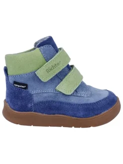 Leder-Barfußschuhe "Samy" in Blau/ Grün>Richter Shoes Outlet