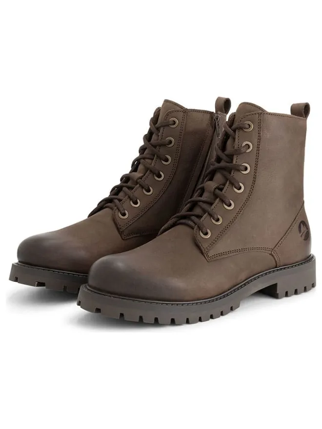 Leder-Boots "Akland" in Braun>TRAVELIN'