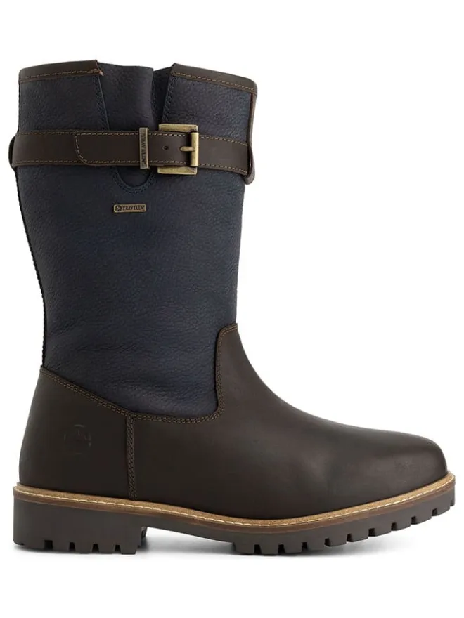 TRAVELIN' Stiefel & Boots^Leder-Boots "Aremark" in Braun/ Dunkelblau