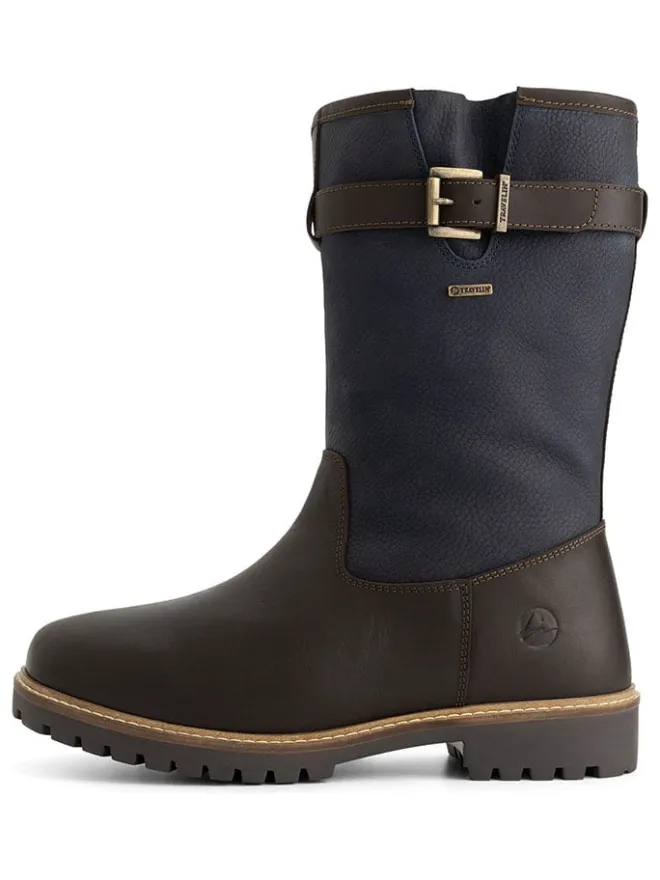 TRAVELIN' Stiefel & Boots^Leder-Boots "Aremark" in Braun/ Dunkelblau