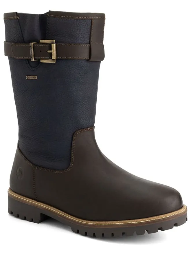 TRAVELIN' Stiefel & Boots^Leder-Boots "Aremark" in Braun/ Dunkelblau