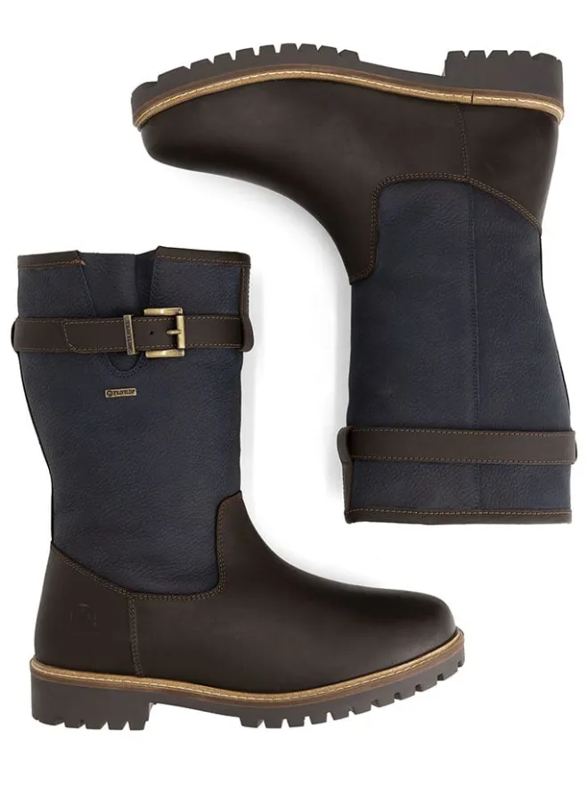 TRAVELIN' Stiefel & Boots^Leder-Boots "Aremark" in Braun/ Dunkelblau