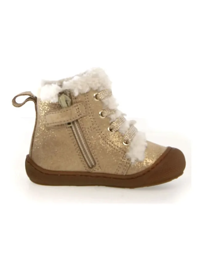 Naturino Stiefel & Boots^Leder-Boots "Bebay" in Beige
