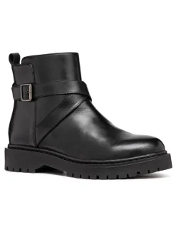 Geox Stiefel & Boots^Leder-Boots "Bleyze" in Schwarz