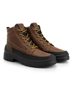 TRAVELIN' Stiefel & Boots^Leder-Boots "Canmore" in Cognac