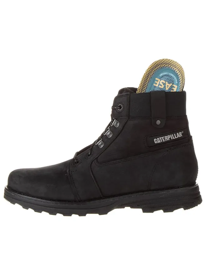 Leder-Boots "Charlie" in Schwarz>CAT