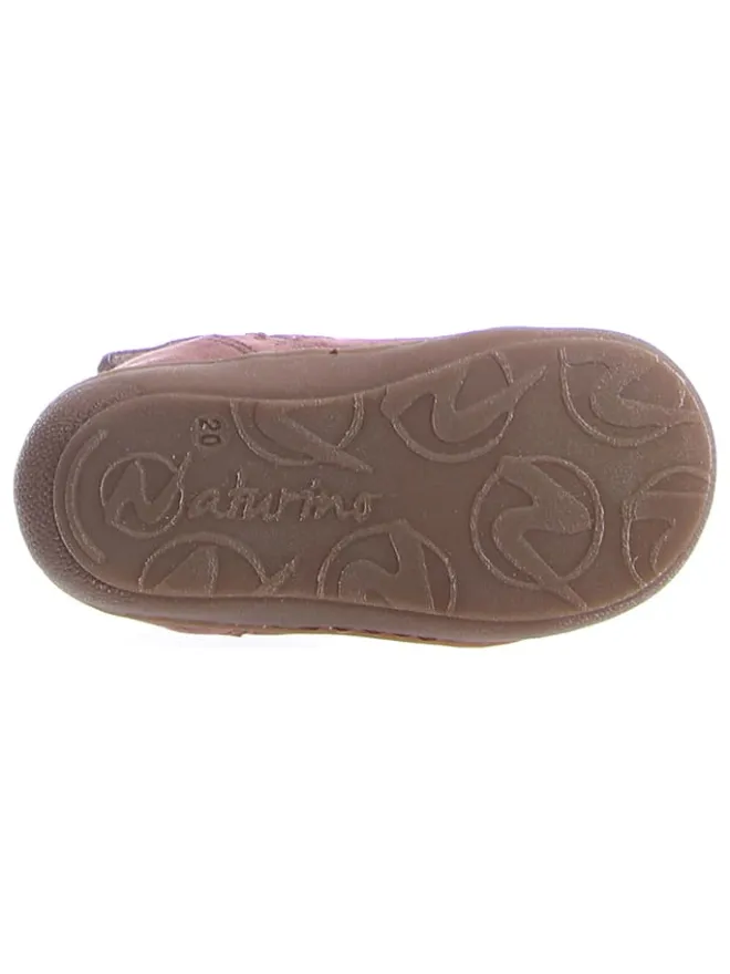 Leder-Boots "Cot" in Rosa>Naturino Best