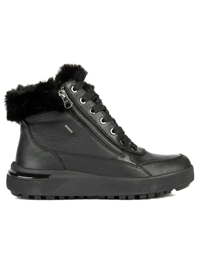 Geox Stiefel & Boots^Leder-Boots "Dalyla B" in Schwarz