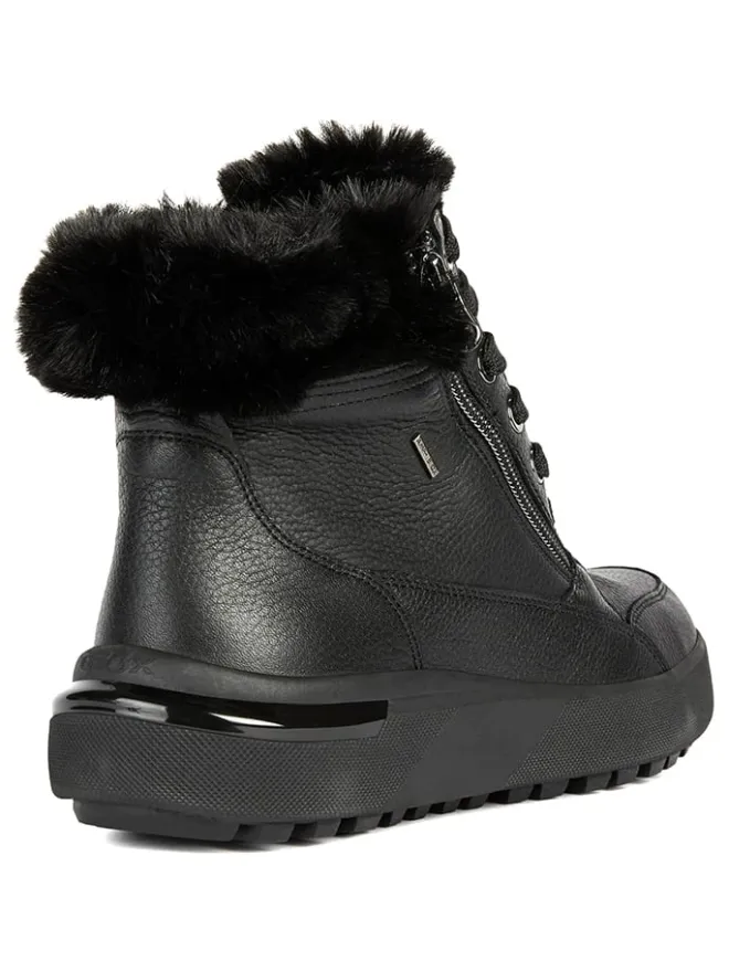 Geox Stiefel & Boots^Leder-Boots "Dalyla B" in Schwarz
