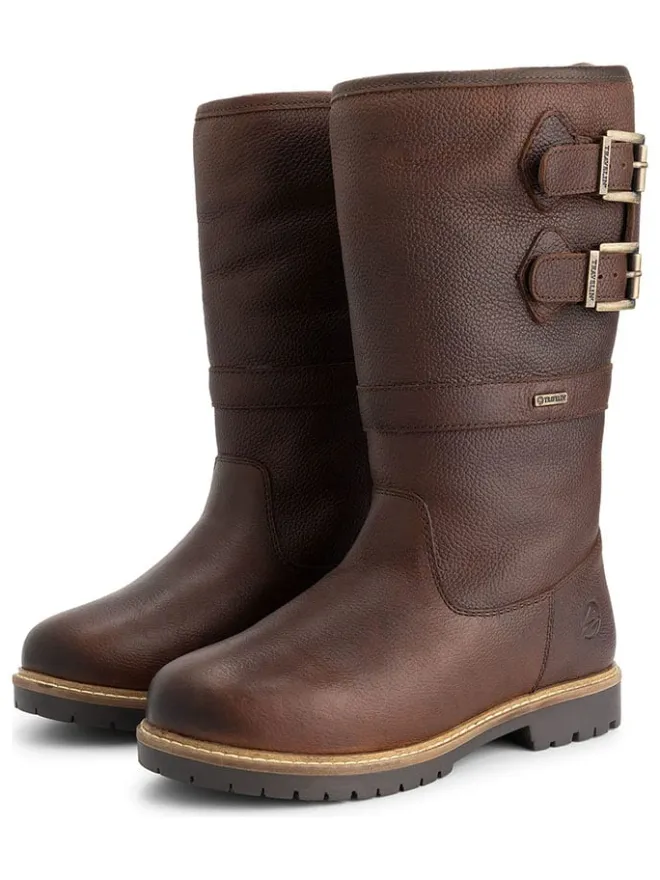 Leder-Boots "Dawson" in Braun>TRAVELIN' Sale