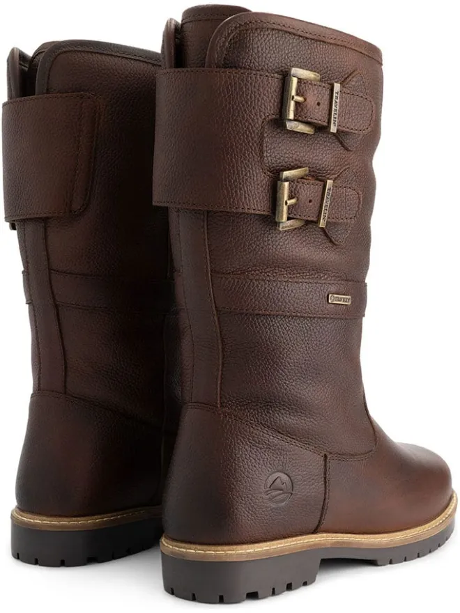 Leder-Boots "Dawson" in Braun>TRAVELIN' Sale