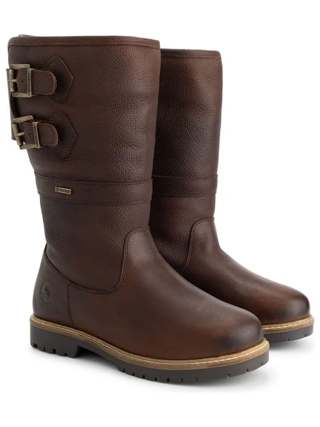 Leder-Boots "Dawson" in Braun>TRAVELIN' Sale