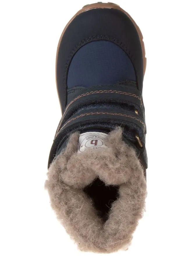 Leder-Boots "Eigil" in Blau>bisgaard Discount