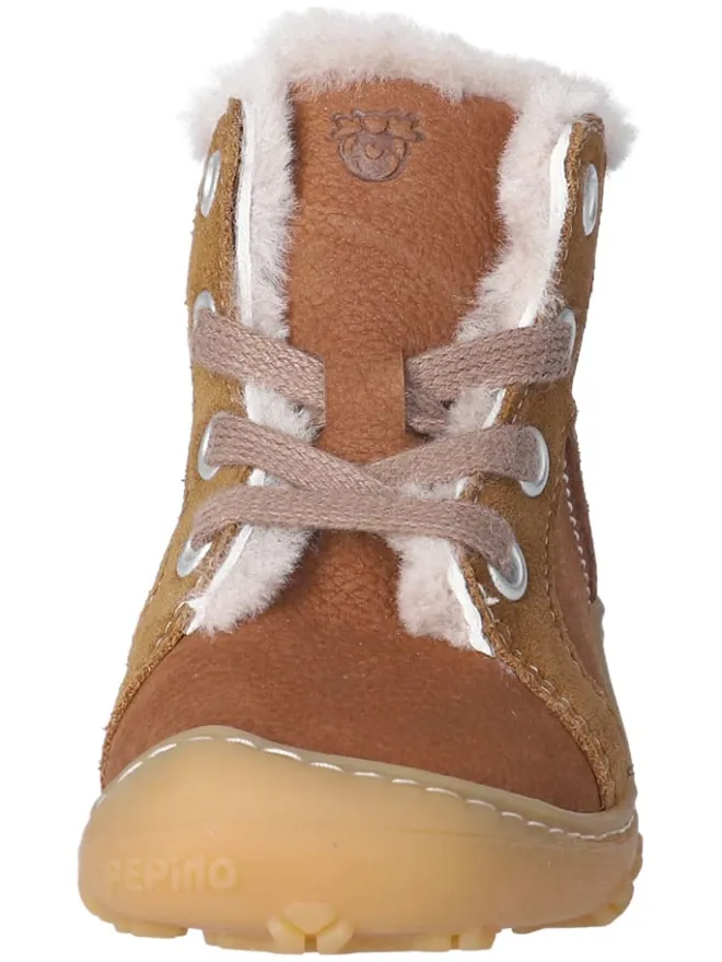 Leder-Boots "Elia" in Hellbraun>PEPINO Hot