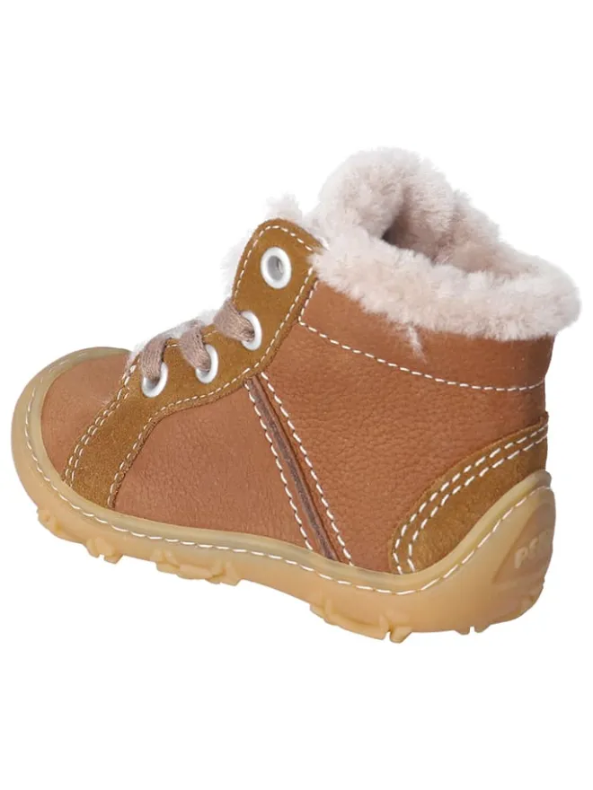 Leder-Boots "Elia" in Hellbraun>PEPINO Hot