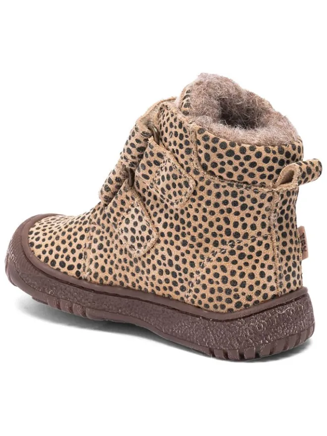 Leder-Boots "Evon" in Beige/ Schwarz>bisgaard Hot