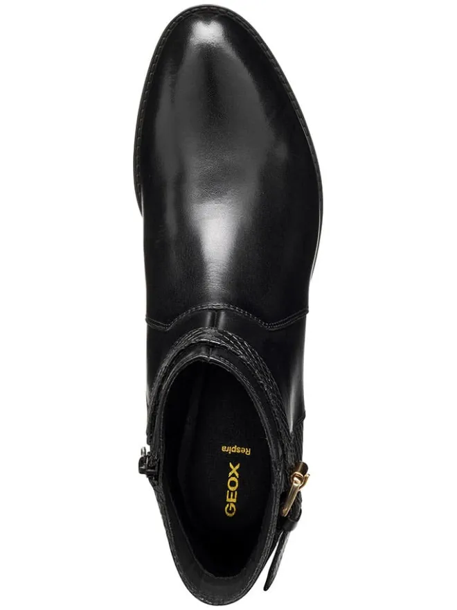 Leder-Boots "Felicity" in Schwarz>Geox New