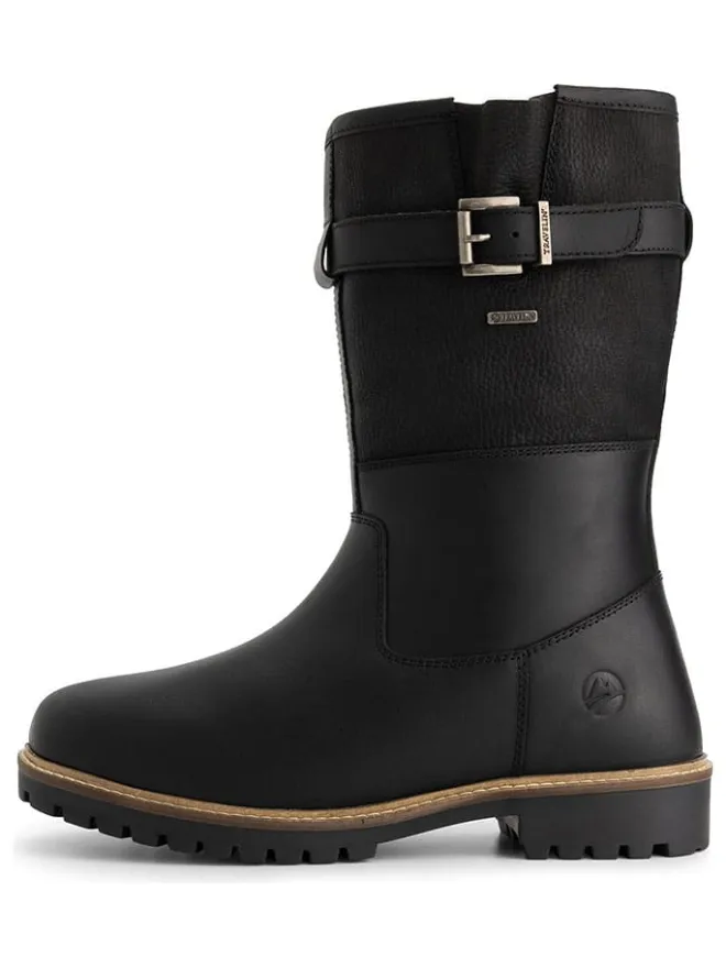 TRAVELIN' Stiefel & Boots|Stiefel & Boots^Leder-Boots "Fjaere" in Schwarz