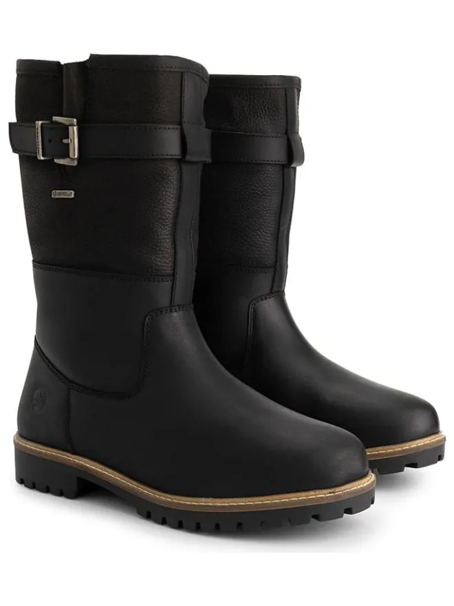 TRAVELIN' Stiefel & Boots|Stiefel & Boots^Leder-Boots "Fjaere" in Schwarz