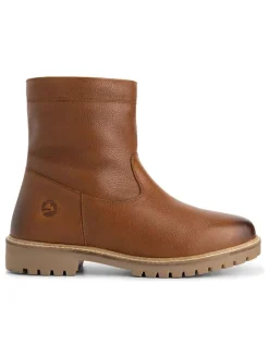 Leder-Boots "Fyresdal" in Hellbraun>TRAVELIN' Hot
